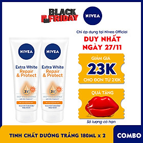 Combo 2 Tinh Chất Dưỡng Thể Dưỡng Trắng NIVEA Ban Ngày Giúp Phục Hồi & Chống Nắng SPF50 (180ml) - 88314