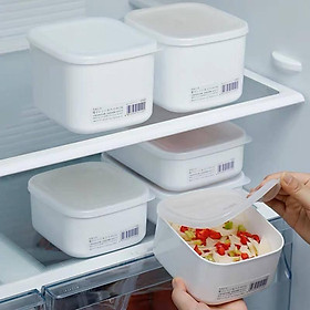 Bộ 3 hộp nhựa đựng thực phẩm white pack 1L, 900ml, 280ml Nhật Bản