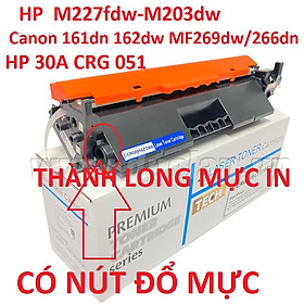 Hộp Mực 30A 051 -CÓ LỔ ĐỔ MỰC- HP Pro M227fdw-M203dw - Mực in Canon LBP 161DN 162DW MF269DW MF266DN CÓ CHIP