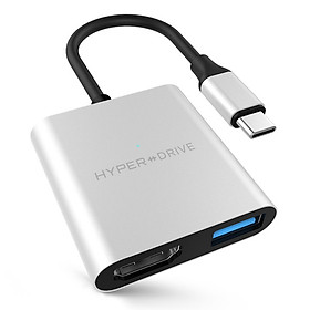 Bộ Chuyển Đổi Hyper Drive USB-C 3-in-1 HDMI 4K – Hàng Nhập Khẩu