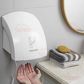 Mua Máy sấy tay tự động cảm ứng hồng ngoại sấy nóng khô nhanh  công suất 1800W-Hàng chính hãng