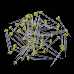 50  Fiber Post Glass Screw Thread Fiber Material Straight Pile 1.2mm