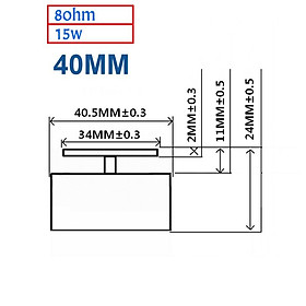 Loa Siêu Trầm 15W 4/8 Ohm Loa Bass Cộng Hưởng 40MM Loa Toàn Dải Âm Thanh Exciter Loa Rung Neodymium