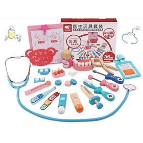 Bộ đồ chơi bác sĩ bằng gỗ
