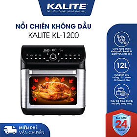 Nồi Chiên Không Dầu Kalite KL1200, Dung Tích 12Lit - 1800W, Hàng chính hãng