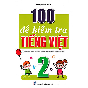 Sách - 100 đề kiểm tra Tiếng Việt 2 Tập 1 - KV