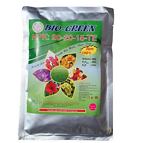 Mua Phân Bón NPK 20 20 15 + TE BIO GREEN 500Gr Tan Trong Nước100% Chuyên Cho Hoa  Cây Cảnh Giúp Cây Ra Hoa  Hoa Đẹp  Lâu Tàn