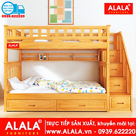 Mua Giường Tầng ALALA106 (trên 1m2  dưới 1m4) - Thương hiệu AALALA - Za.lo: 0939.622220