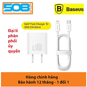 Mua Bộ sạc nhanh GaN5 20W  siêu nhỏ gọn Baseus GaN5 Fast Charger 1C 20W (PD/ QC Multi Quick Charge Support  Smart Protect) - Hàng chính hãng