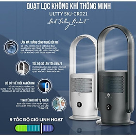Mua Quạt Lọc Không Khí Thông Minh ULTTY SKJ- CR021  Máy Lọc Không Khí Loại 99% Vi Khuẩn Và Bụi Mịn  Có Điều Khiển  Nhập Đức - Trắng