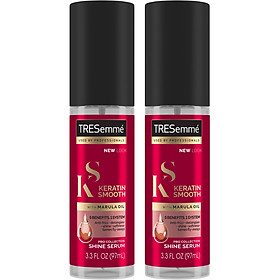 Combo 2 Serum dưỡng tóc vào nếp bóng mượt TRESemme Keratin Smooth 97ml