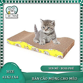 Bàn Cào Móng Cho Mèo Carton - Đồ Chơi Cào Móng Mèo