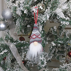 Christmas Ornaments, Plush Wool Xmas/Holiday/Winter Wonderland Party Decoration Ornament Supplies Santa Elf Table