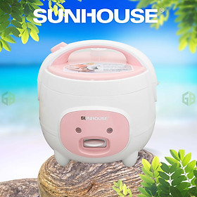 Nồi cơm điện nắp gài sunhouse shd8607w - hàng chính hãng