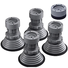 Bộ 4 chân đế cao su 722s chống rung tăng giảm máy giặt tủ lạnh tiện lợi phù hợp cho mọi loại máy