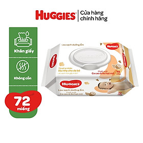 Thùng 12 gói khăn giấy ướt cho trẻ sơ sinh HUGGIES (Gói 72 tờ) - Hàng chính hãng