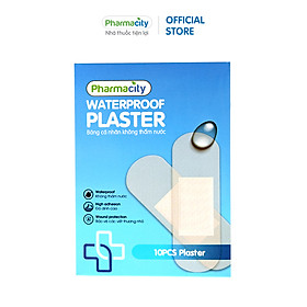 Băng cá nhân Pharmacity Waterproof Plaster không thấm nước - 02 kích thước