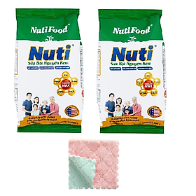 Combo 2 túi sữa bột Nguyên kem Nutifood 400g