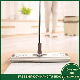 Hình ảnh Cây Lau Nhà Tự Vắt Phẳng 360 Độ Thông Minh + Tặng Kèm 2 Miếng Lau Nhà Cao Cấp - Free Ship Toàn Quốc