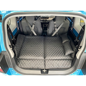 NỆM GẤP GỌN CHO VF3, Đệm Lót Hàng Ghế Sau Xe Ô Tô VF3 | Dày Dặn, Nằm Êm Ái, Thiết Kế Da 3D Chống Nóng