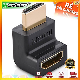 Đầu nối HDMI vuông góc 90 độ - UGREEN 20110 - (màu đen)