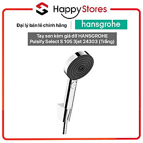 Tay sen kèm giá đỡ HANSGROHE Pulsify Select S 105 3jet 24303 - Hàng chính hãng