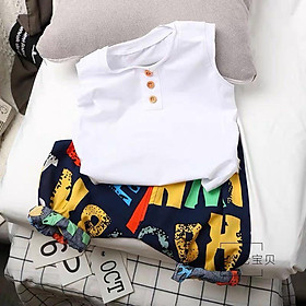 Áo thun sát nách 3 cúc cho bé trai bé gái , áo ba lỗ chất cotton cao cấp cho bé từ 6-28kg
