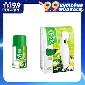 Bình Xịt Diệt Khuẩn Dettol Glen 20 Freshmatic Refill Fresh Air Scent Tặng