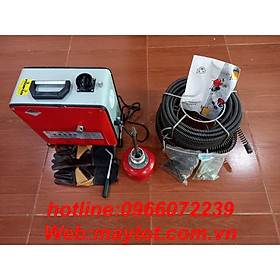 Mua Máy Thông Tắc Cống GQ150 - 2200w(1 máy 1 dây phi 8 dài 5m 1 dây phi 16 dài 14m phi 22 dài 14m 2 bộ 6 đầu thông)