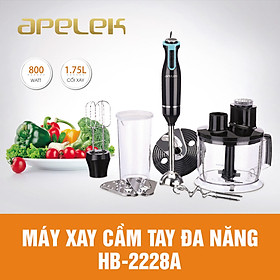 Máy xay cầm tay đa năng APELEK HB-2228A_Hàng Chính Hãng