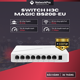 Mua Bộ Chia Mạng Switch Để Bàn H3C BS208 Hàng Chính Hãng 8 Cổng Gigabit  Tốc Độ 16Gbps