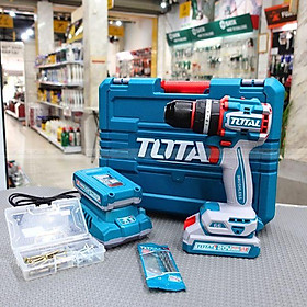 Mua MÁY KHOAN PIN 20V 66NM CÓ BÚA KHÔNG CHỔI THAN TIDLI20668 TOTAL - HÀNG CHÍNH HÃNG