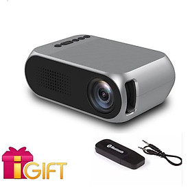 Mua Máy chiếu Led mini nhỏ gọn YG320 tặng usb bluetooth - AsiaMart