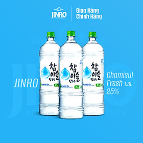 [CHÍNH HÃNG] Soju Hàn Quốc JINRO CHAMISUL FRESH 1.8L 25%