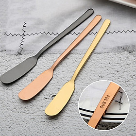 Stainless Steel Butter Spreader Sandwich Cream Cheese Condiment Kitchen Tools, 6 Colors to Choose