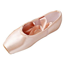 Ballet Dance Shoes Satin Pointe Suede Sole Yoga Shoe Dancewear 34