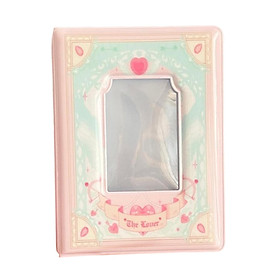 3 inch Photocard Holder Mini Photo Album Mini Picture Album Collectbook Hollow Love Heart Model Photocard Binder Book for Girl Trading Cards