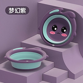 Mua  Chậu Gấp Gọn Rửa Mặt  Rửa Trái Cây Thông Minh Nhiều Hình Đáng Yêu Cho Bé