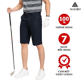 Quần short golf nam ALIGRO nhiều màu chất vải co giãn chống nhăn cực tốt, thoáng khí, thấm hút tốt QSMOG.10