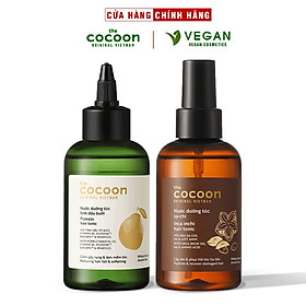 Combo Nước dưỡng tóc tinh dầu bưởi Pomelo Cocoon 140ml + Nước xịt dưỡng tóc Sa-chi Cocoon 140ml