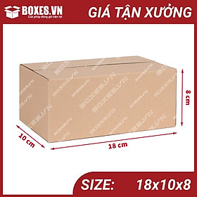 Mua 18x10x8 Combo 50 hộp Carton đóng gói hàng giá tại xưởng