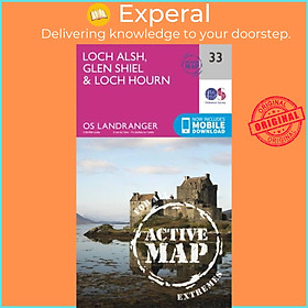 Sách - Loch Alsh, Glen Shiel & Loch Hourn by Ordnance Survey (UK edition, paperback)