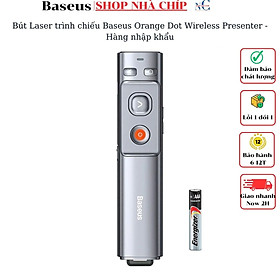 Bút Laser trình chiếu Baseus Orange Dot Wireless Presenter - Hàng nhập khẩu
