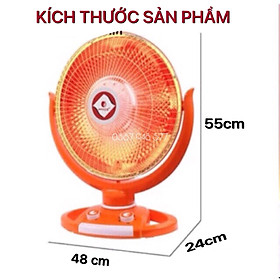 Mua Đèn sưởi  Quạt sưởi ấm mùa đông cho bé  bóng halogen và bóng dạng than  hình nón công suất 500W -1000W -giao ngẫu nhiên