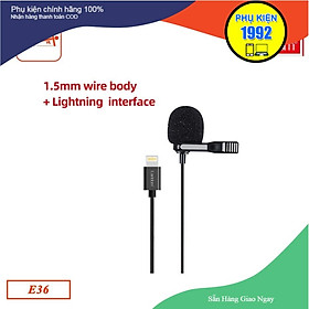 Mua Mic Thu Âm Mini dành cho Điện Thoại Chân lighning Earldom E36 - Hàng chính hãng Earldom E36