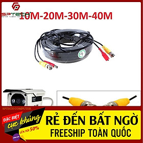 Mua Cable CameraCÁP CAMERA BNC 10M - 40M ĐÚC SẴN 2 ĐẦU SỢI NHỎ TIỆN LỢI SPTECH COMPUTER