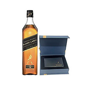 Rượu Combo Johnnie Walker Black Label 75cl In Style 750ml