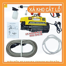 Máy rửa xe SAKURA japan. Công suất 3000W