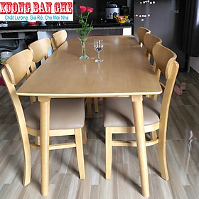 Mua Free ship Bộ bàn ăn Mango 6 ghế hàng đẹp. hcm biên hòa bình dương