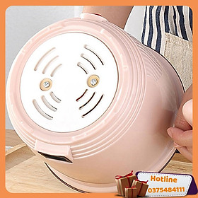 Mua Nồi Lẩu Mini Siêu Tốc Đa Năng Tặng Kèm Bộ Bát Đũa Thìa Nhựa Lúa Mạch  Ca Lẩu Điện Tiện Dụng Lõi Chống Dính  Khay Hấp Có Thể Xào Nấu  Lẩu 1 Người - Giao Màu Ngẫu Nhiên - Hàng Loại 1